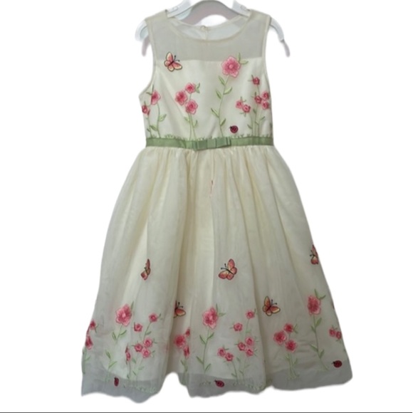 Jona Michelle Garden Floral Spring Easter Dress, Size 6 - Picture 1 of 8